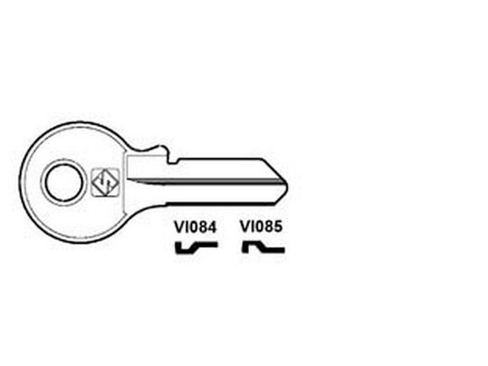 10pz chiavi per cilindri viro 4 spine piccole - vi085 sx fer54805