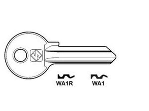 20pz chiavi per cilindri wally 5 spine grandi - wa1r sx fer54881