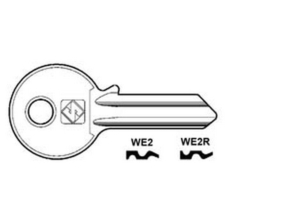 20pz chiavi per cilindri 4 spine grandi - we2 dx fer54959