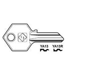 10pz chiavi per cilindri yale 4-5 spine piccole - ya13 dx fer188135