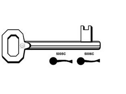 5pz chiavi patent passepartout corni - 5005c fer53716