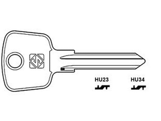 5pz chiavi huf per auto opel - hu34 fer52771