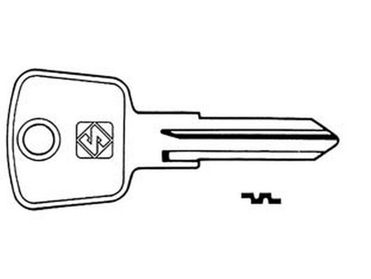 5pz chiavi huf per auto mercedes hu37 - hu37 fer52825