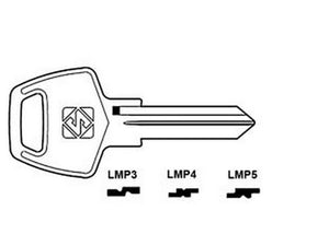 5pz chiavi lmp per auto peugeot - lmp4 fer53044