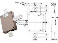 deviatore applicare per serrature quintuplici serie 20/30 96143 - per serie 20/30 (96143v000) fer68543