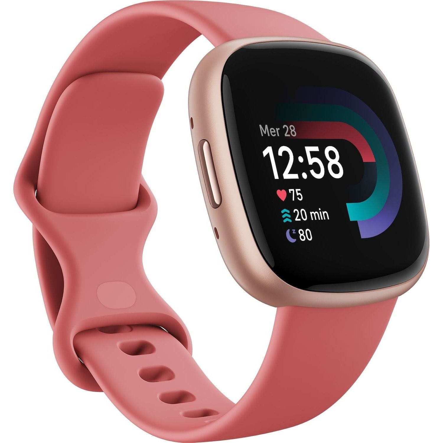 Smartwatch fitbit fb523rgrw versa 4 rosa sabbia e alluminio rame rosa - VERSA4PIK