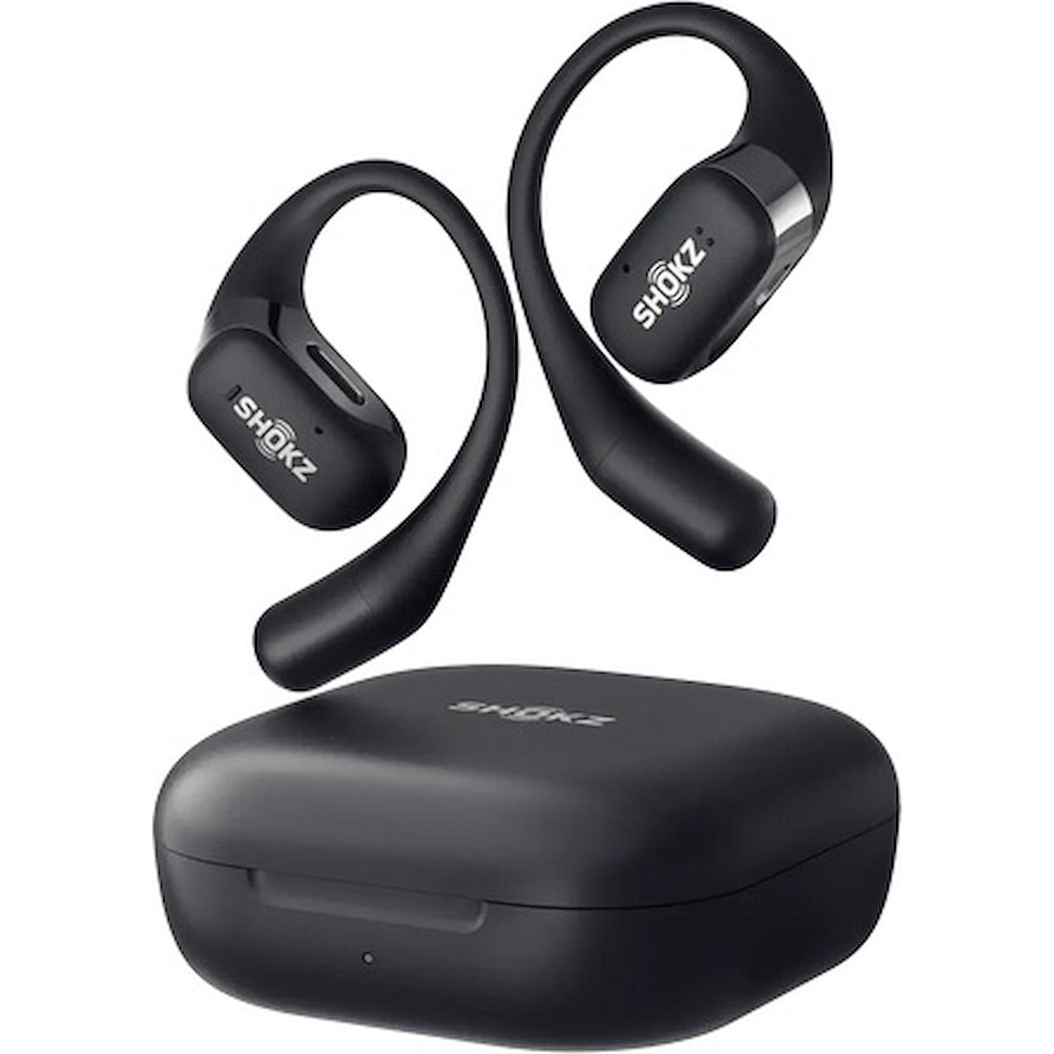 Shokz openfit cuffie wireless a clip chiamate/musica/sport/tutti i giorni bluetooth nero - T910STBK