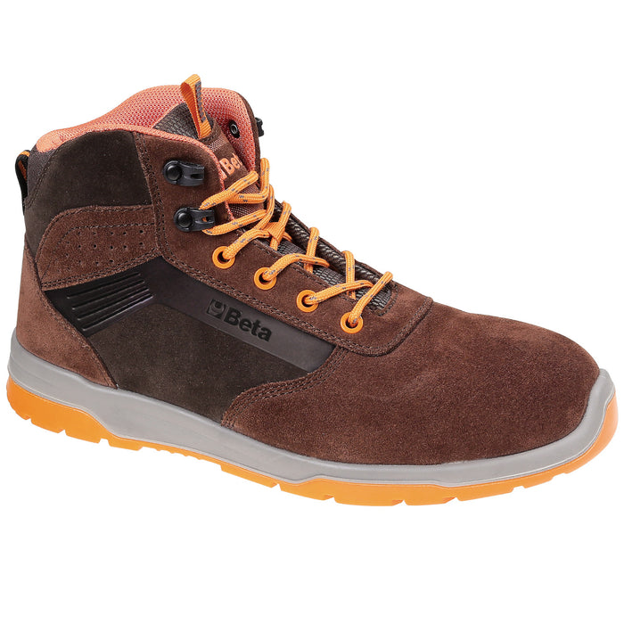 Scarpe estoril alte scamosciate s3 brown tg 40 beta