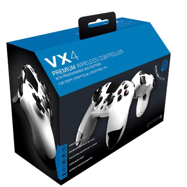 Vx4 wireless gamepad ps4 pc wht - VX4PS4-34-MU