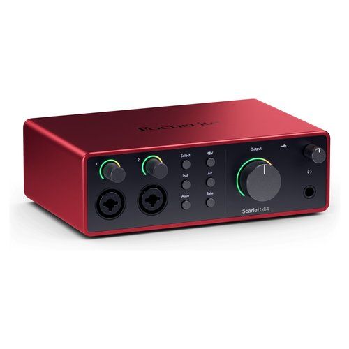 Interfaccia audio focusrite scarlett 4i4 gen4 red e black red e black - 0815301001492