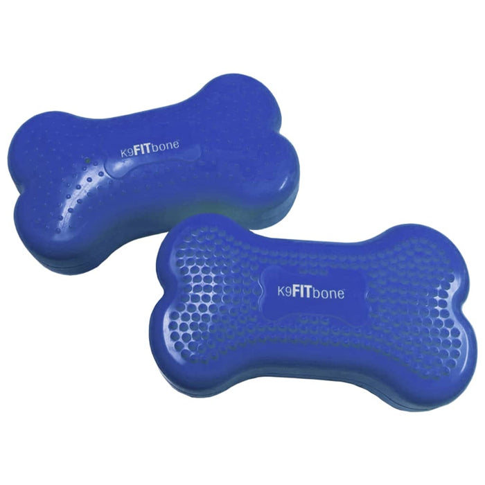 FitPAWS Piattaforme di Equilibrio Mini K9FITbone 2 pz 29x16,5x6cm Blu