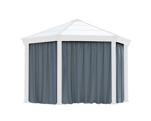 Set Di Tende Esagonali Per Gazebo Monaco / Roma 2.3X2.2 m