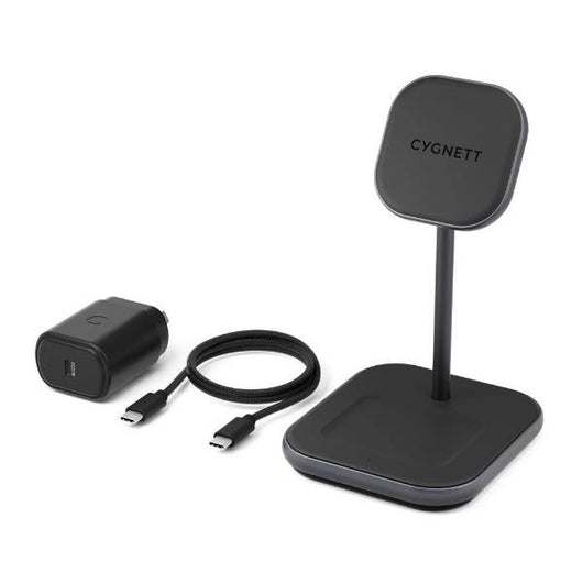 Stand 2 in 1 wireless iphone/airpod samsung galaxy cygnett - CY3775ACOCP