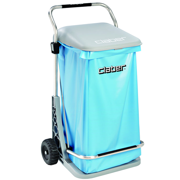 Carrello carry cart comfort claber 8926 pattumiera raccolta foglie rami