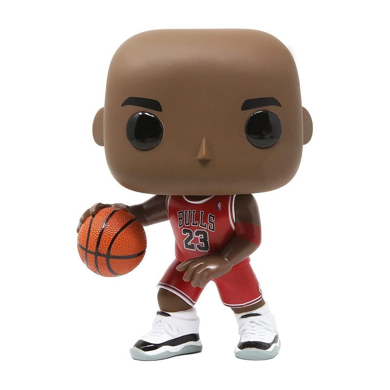 Funko pop michael jordan 10 (red jersey) (45598) - bulls - nba - sport - num.75 - FUN45598