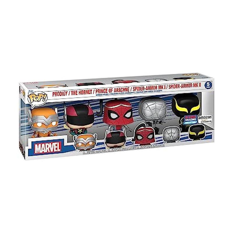 Funko pop spider-man 5-pk (62281) - marvel - FUN62281