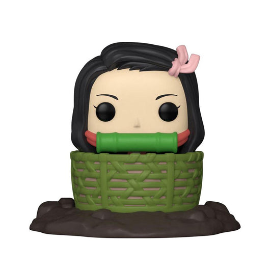 Funko pop nezuko kamado in basket (66634) - demon slayer - animation - deluxe - num.1309 - FUN66634