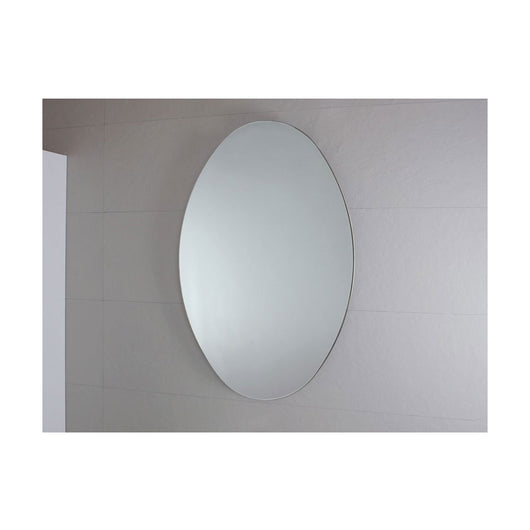 Specchio 'Ovale' da parete  con molatura filo lucido - cm 50lx80h - Koh-i-Noor