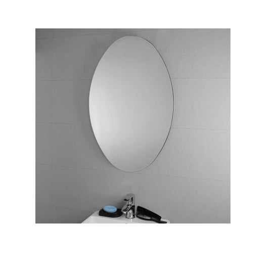 Specchio 'Ovale' da parete  con molatura filo lucido - cm 60lx90h - Koh-i-Noor