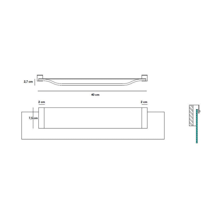 Lampada Led per specchiere 'Onda' - 9,6 Watt by Koh-i-Noor - Luce bianco freddo