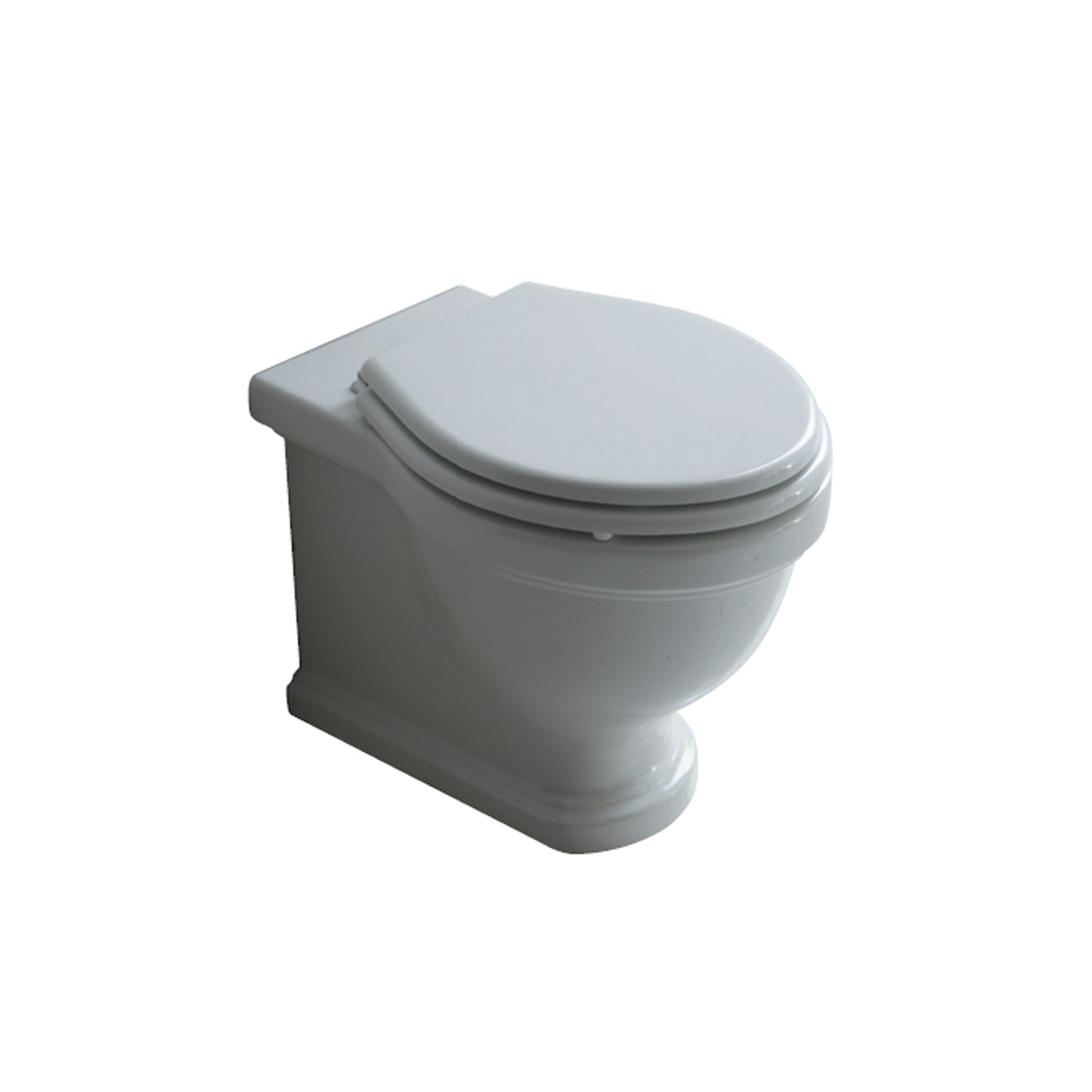 Sanitari filo parete 55x38 cm serie Ethos di Ceramica Galassia con sedile soft-close