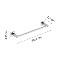 Portasalviette 35 cm in acciaio inox AISI 304 Colorado di Gedy - Cromato