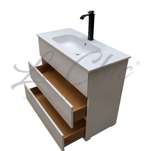 Mobile bagno moderno Perla - 100 cm