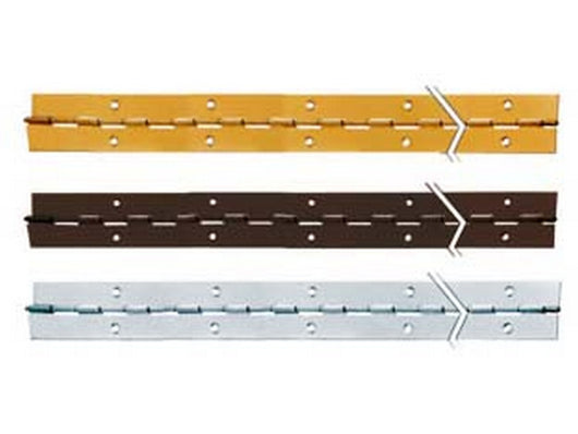 cerniere a metraggio da mt.2 - mm.32x0,7 ferro brunito fer44141