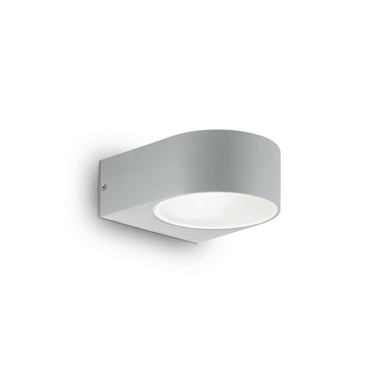 Applique Moderna Iko Metallo Grigio 1 Luce E27