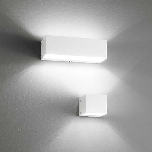 Applique Moderna Flash Metallo Bianco 1 Luce G9 3W 3000K Luce Calda