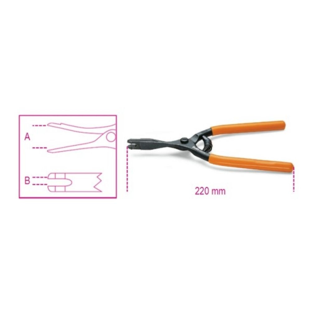 Pinza da 220 mm per cavo freno a mano 1471a beta