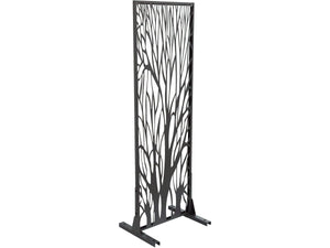 Recinzione Metallica Decorativa 50x150cm Antracite Tree Esterno Habitat et Jardin