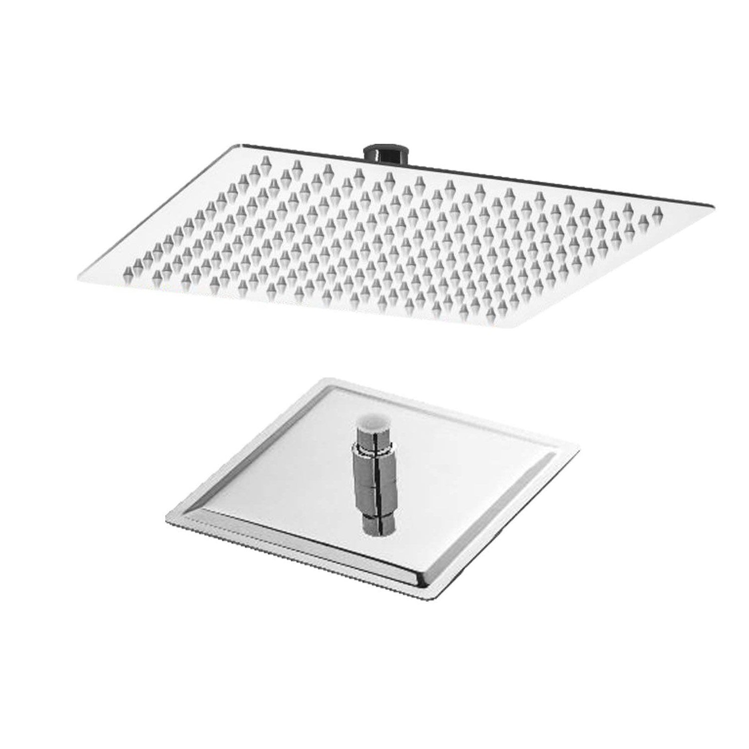 Soffione Doccia Thin Line Quadrato in Acciaio Inox 25x25 cm