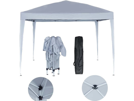 Habitat et Jardin Gazebo Svetlana 3 3x3m Bianco Pieghevole