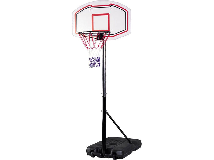 Canestro da basket telescopico 90x60cm polipropilene rete tricolore Habitat et Jardin