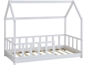 Letto a capanna 80x160 cm in legno bianco Habitat et Jardin per bambini