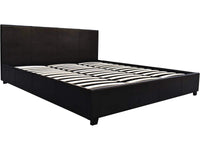 Habitat et Jardin Letto Doppio 180x200 cm Nero Con Cassettone