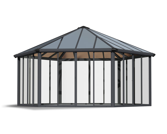 Gazebo Chiuso in Alluminio Garda 5.2X6 m