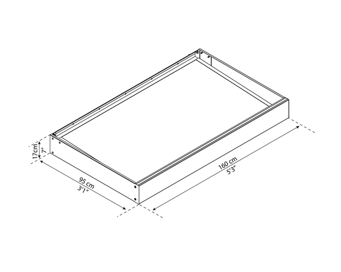 Canopia Sophia Pensilina Da Esterno  160X95 cm  Trasparente