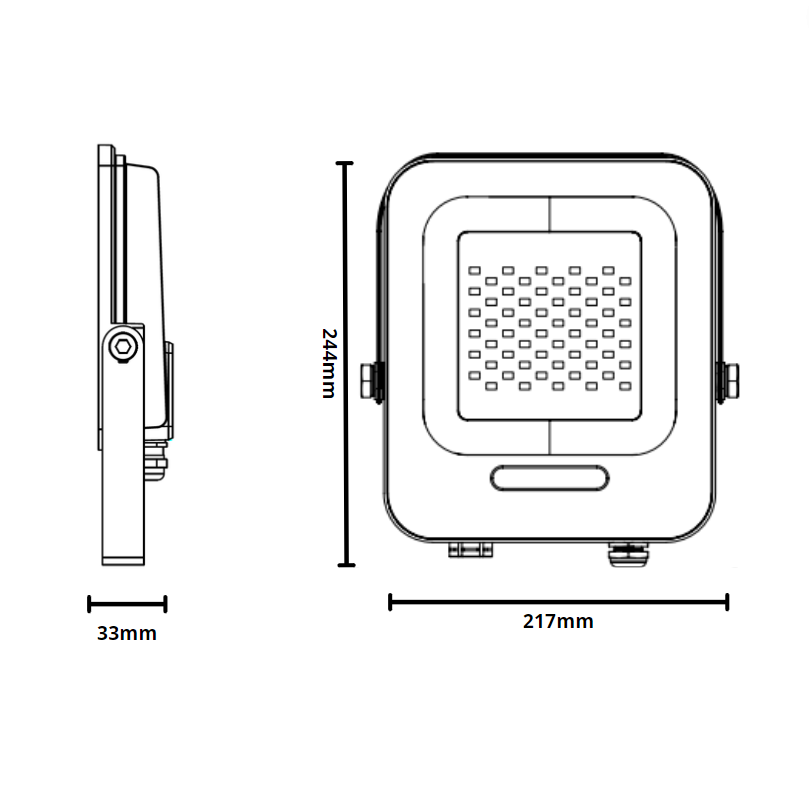 Proiettore led 100 watt slim metallo bianco ip65 equivalente 477 watt temperatura colore lampada 4500k bianco naturale