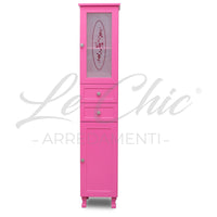 Colonna bagno stile contemporaneo shabby chic Rosa