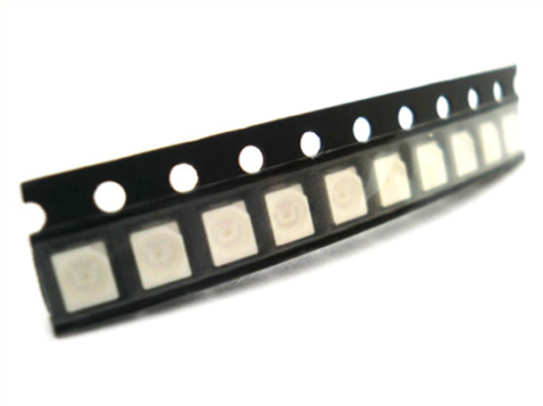 10 PZ Led SMD 3528 Rosso 2.0-2.2V 20mA 600 mcd