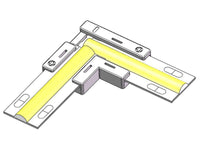 10 Pezzi Connettore Veloce Per Striscia Led 10mm Forma L Con Coperchio Per Curvare Strip Led Senza Saldatura