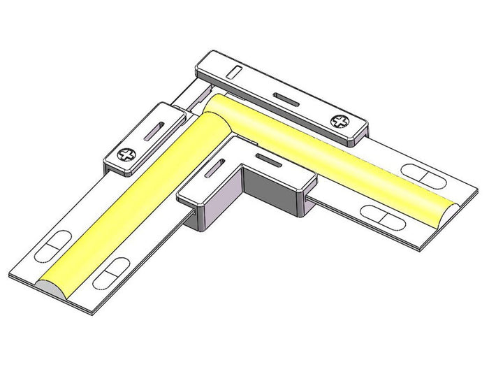 10 Pezzi Connettore Veloce Per Striscia Led 10mm Forma L Con Coperchio Per Curvare Strip Led Senza Saldatura