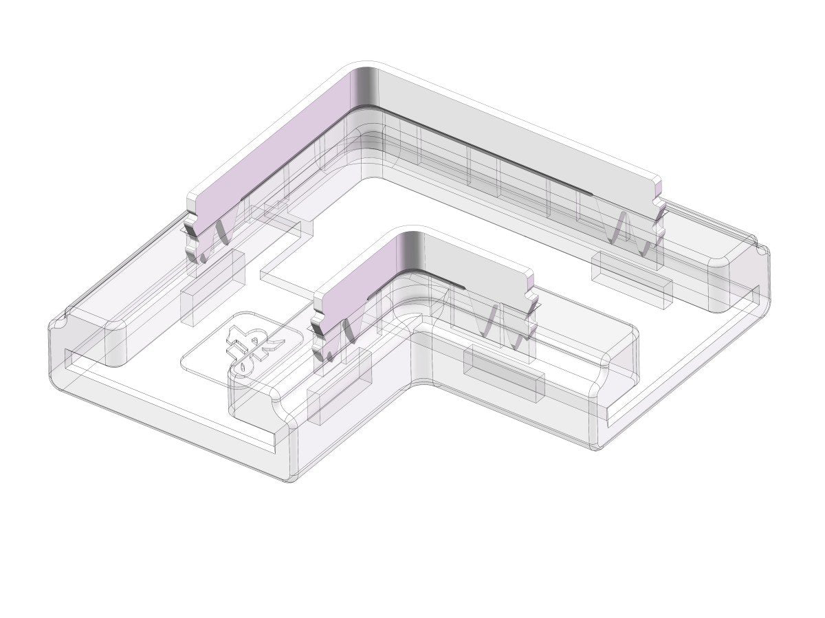 10 Pezzi Connettore Veloce Per Striscia Led 8mm Forma L Fast Connect 4 In 1 Per Curvare Strip Led Senza Saldatura