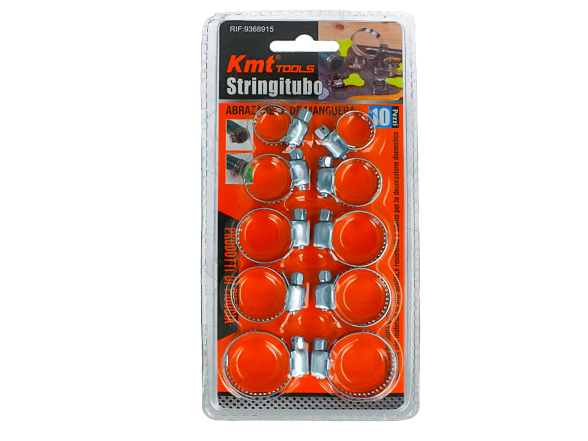 10 Pezzi Fascette Stringitubo Regolabili 18-32mm Acciaio Inossidabile 5 Misure Assortiti