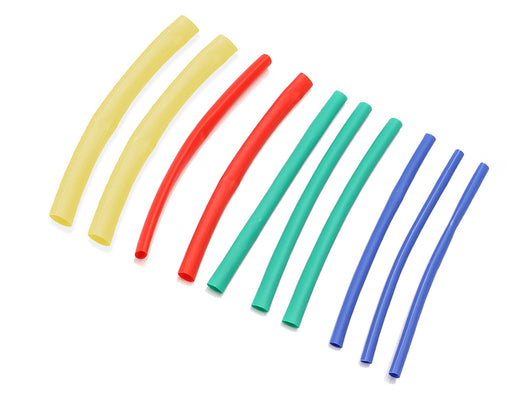 10 Pezzi Guaine Termorestringente Colorato Lunga 12cm Diametro Assortito 3mm 4mm 5mm 6mm