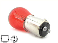 10 Pezzi Lampada Alogena S25 P21/5W BAY15D 12V 21/5W Rosso Doppio Filamento