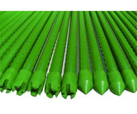 10 Pezzi Supporto Piante Rampicanti Bastone In Acciaio Plastificato Verde 0,8X90cm