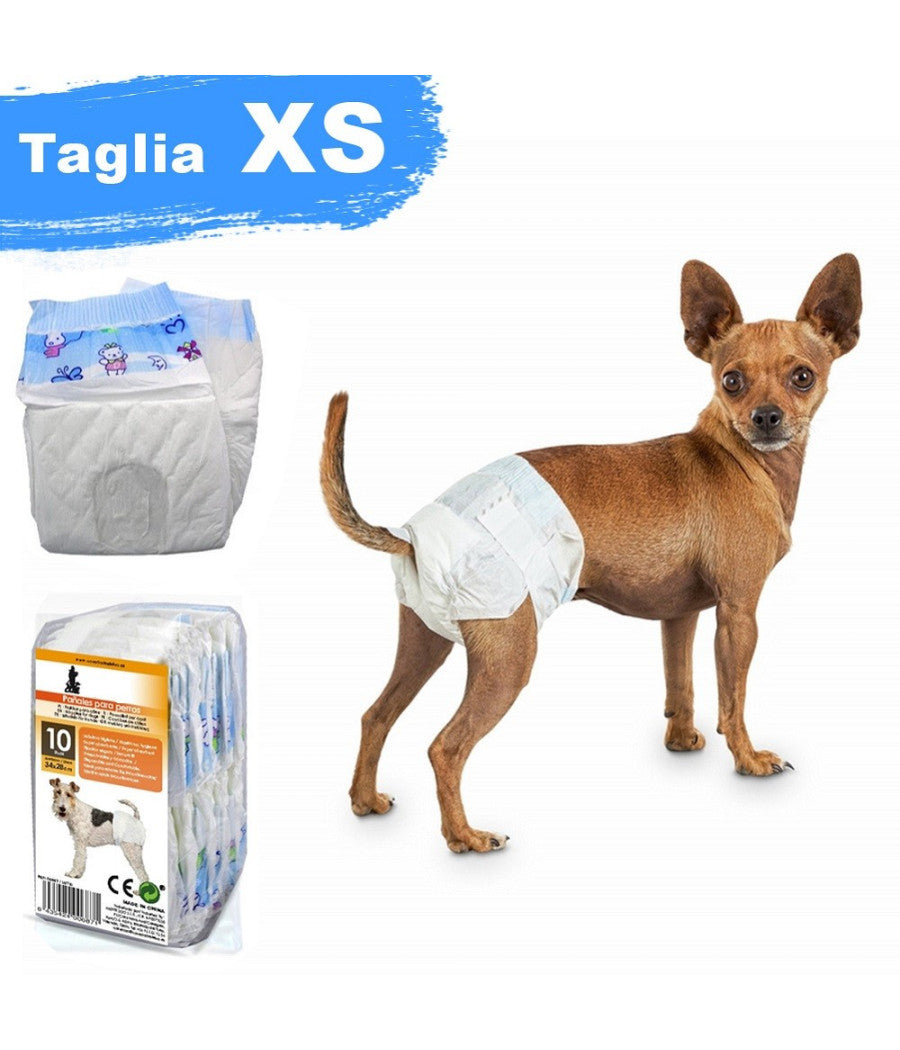 Pannolini Assorbenti Per Cani Xs Taglia Piccola Pannolino Traversina Assorbente         